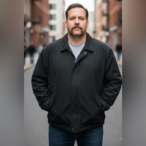 London Fog Faux Suede Lightweight Jacket